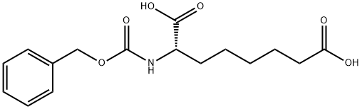 Octanedioic acid, 2-[[(phenylmethoxy)carbonyl]amino]-, (2S)- Structural