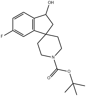 tert-Butyl 3-hydroxy-6-fluoro-2,3-dihydrospiro[indene-1,4'-piperidine]-1'-carboxylate