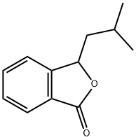 3-isobutylisobenzofuran-1(3H)-one Structural