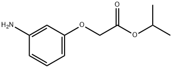isopropyl 2-(3-aminophenoxy)acetate Structural