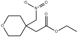 Ethyl 2-(4-(Nitromethyl)Tetrahydro-2H-Pyran-4-Yl)Acetate Structural