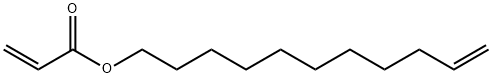 Undec-10-enyl prop-2-enoate Structural