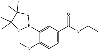 ethyl 4-methoxy-3-(4,4,5,5-tetramethyl-1,3,2-dioxaborolan-2-yl)benzoate Structural