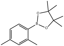 2-(2,4-dimethylphenyl)-4,4,5,5-tetramethyl-1,3,2-dioxaborolane Structural