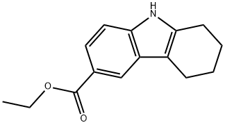 ethyl 2,3,4,9-tetrahydro-1H-carbazole-6-carboxylate Structural