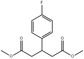 dimethyl 3-(4-fluorophenyl)glutarate Structural