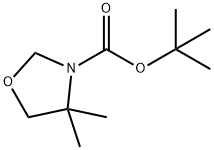 tert-butyl 4,4-dimethyloxazolidine-3-carboxylate Structural