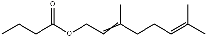 3,7-Dimethyl-2,6-octadienyl Butyrate Structural