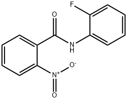 N-(2-fluorophenyl)-2-nitrobenzamide Structural