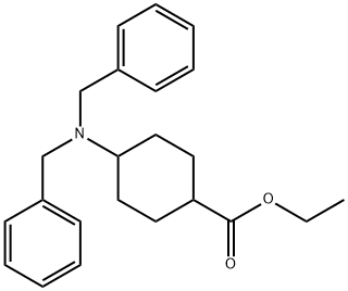ethyl 4-(dibenzylamino)cyclohexanecarboxylate Structural