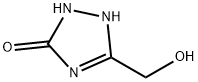 5-(hydroxymethyl)-1,2-dihydro-1,2,4-triazol-3-one Structural