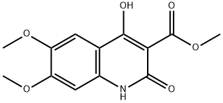 Methyl 4-hydroxy-6,7-dimethoxy-2-oxo-1,2-dihydroquinoline-3-carboxylate Structural