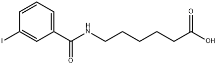 Hexanoic acid, 6-[(3-iodobenzoyl)amino]- Structural