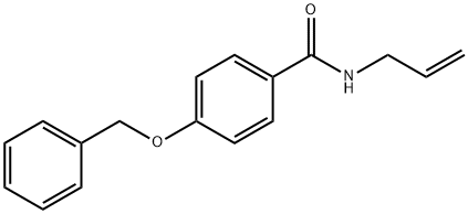 N-allyl-4-(benzyloxy)benzamide Structural