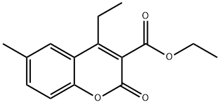 Ethyl 4-ethyl-6-methyl-2-oxo-2H-chromene-3-carboxylate Structural