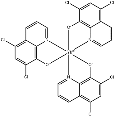ytterbium(III) 5,7-dichloroquinolin-8-olate Structural
