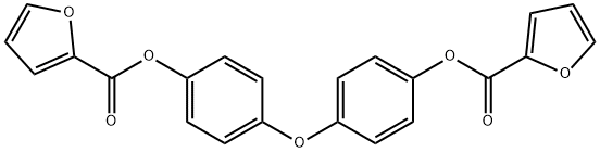 oxybis(4,1-phenylene) bis(furan-2-carboxylate) Structural