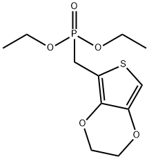 diethyl ((2,3-dihydrothieno[3,4-b][1,4]dioxin-5-yl)methyl)phosphonate Structural