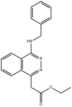 ethyl 2-(4-(benzylimino)-3,4-dihydrophthalazin-1-yl)acetate Structural
