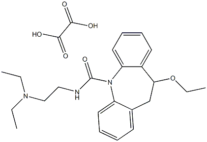 N-(2-(diethylamino)ethyl)-10-ethoxy-10,11-dihydro-5H-dibenzo[b,f]azepine-5-carboxamide oxalate Structural