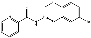 N'-[(E)-(5-bromo-2-methoxyphenyl)methylidene]pyridine-2-carbohydrazide Structural