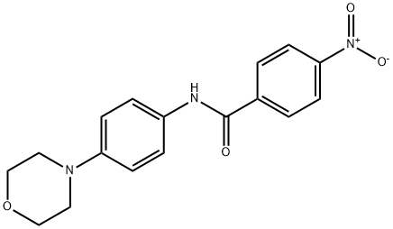 N-[4-(morpholin-4-yl)phenyl]-4-nitrobenzamide Structural