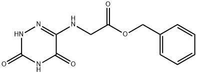 benzyl 2-((3,5-dihydroxy-1,2,4-triazin-6-yl)amino)acetate Structural