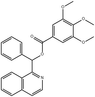 isoquinolin-1-yl(phenyl)methyl 3,4,5-trimethoxybenzoate Structural