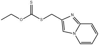 O-ethyl S-(imidazo[1,2-a]pyridin-2-ylmethyl) carbonodithioate Structural