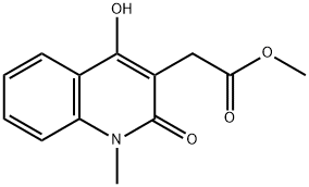 methyl 2-(4-hydroxy-1-methyl-2-oxo-1,2-dihydroquinolin-3-yl)acetate Structural