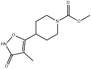 Methyl 4-(3-hydroxy-4-methylisoxazol-5-yl)piperidine-1-carboxylate Structural