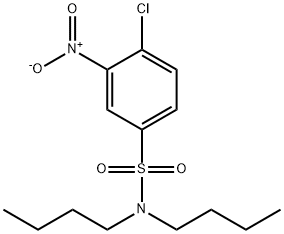 N,N-dibutyl-4-chloro-3-nitro-benzenesulfonamide Structural