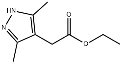 ethyl 2-(3,5-dimethyl-1H-pyrazol-4-yl)acetate Structural