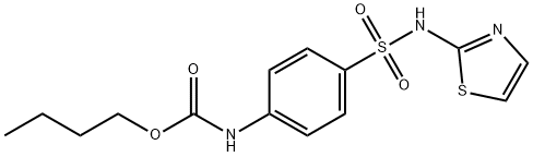 butyl (4-(N-(thiazol-2-yl)sulfamoyl)phenyl)carbamate Structural