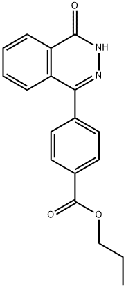 propyl 4-(4-oxo-3,4-dihydrophthalazin-1-yl)benzoate Structural