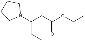 ethyl 3-(pyrrolidine-1-yl)pentanoate Structural