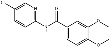 N-(5-chloropyridin-2-yl)-3,4-dimethoxybenzamide Structural