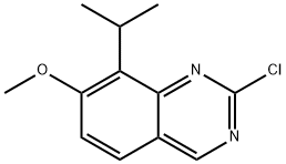 Quinazoline, 2-chloro-7-methoxy-8-(1-methylethyl)- Structural