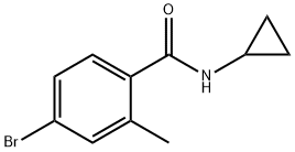 4-BROMO-N-CYCLOPROPYL-2-METHYL-BENZAMIDE(WXG00232)