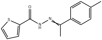 N'-[1-(4-methylphenyl)ethylidene]-2-thiophenecarbohydrazide Structural