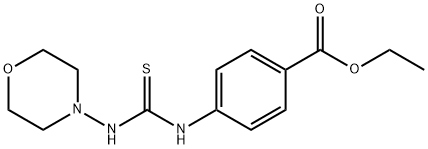 ethyl 4-[(morpholin-4-ylcarbamothioyl)amino]benzoate Structural