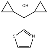 dicyclopropyl(thiazol-2-yl)methanol Structural