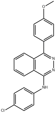 N-(4-chlorophenyl)-4-(4-methoxyphenyl)phthalazin-1-amine Structural