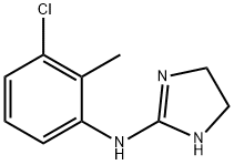N-(3-chloro-2-methylphenyl)-4,5-dihydro-1H-Imidazol-2-amine Structural