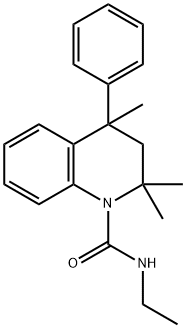 N-ethyl-2,2,4-trimethyl-4-phenyl-3,4-dihydroquinoline-1(2H)-carboxamide Structural