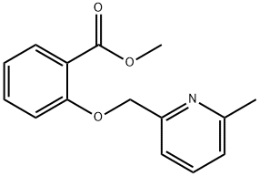 methyl 2-((6-methylpyridin-2-yl)methoxy)benzoate Structural