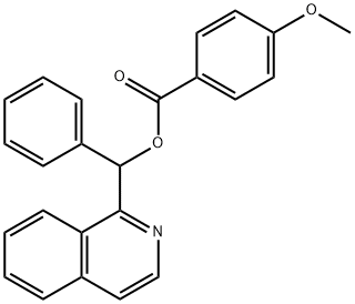 isoquinolin-1-yl(phenyl)methyl 4-methoxybenzoate Structural