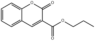 propyl 2-oxo-2H-chromene-3-carboxylate Structural