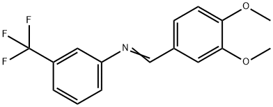 VERATRYLIDENE-3-(TRIFLUOROMETHYL)ANILINE Structural