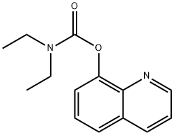quinolin-8-yl diethylcarbamate Structural